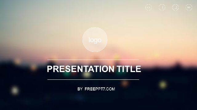 Obscure Background PowerPoint Templates for Business Repo