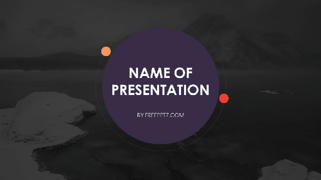 <b>Landscape Background PowerPoint Template for Business Report</b>