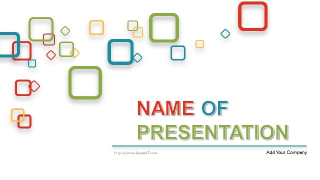 <b>Colorful Squares PowerPoint Templates</b>