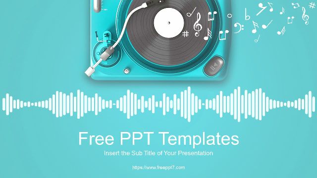 Creative music theme PowerPoint templates