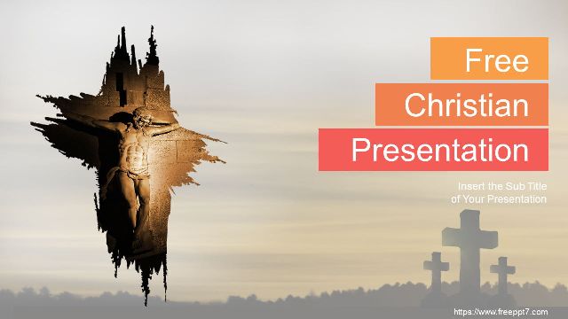 <b>PowerPoint template for the Christian theme of Jesus</b>