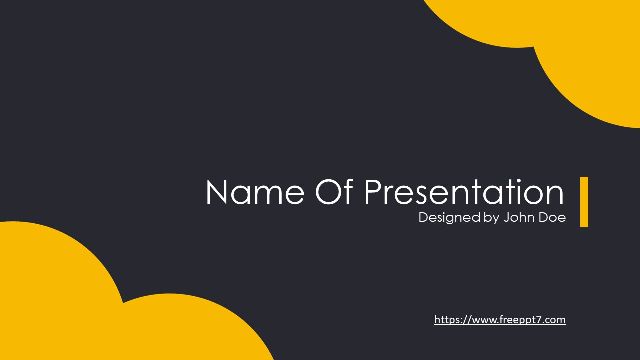 Free yellow powerpoint templates and Google slide themes