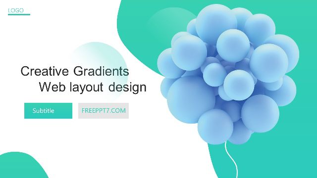 <b>Blue Gradient Creative Design PowerPoint Templates</b>