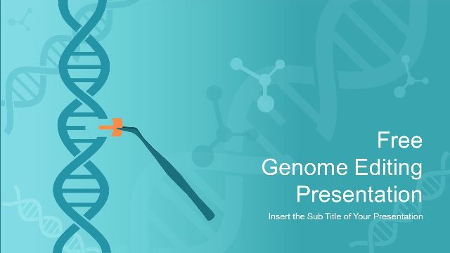 <b>PowerPoint Template for Medical Topics of Gene Therapy</b>