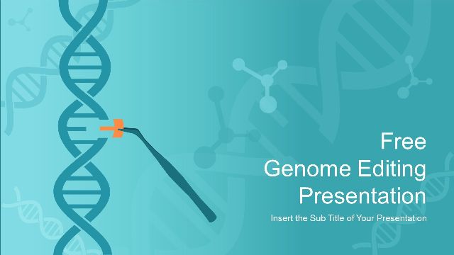 PowerPoint Template for Medical Topics of Gene Therapy