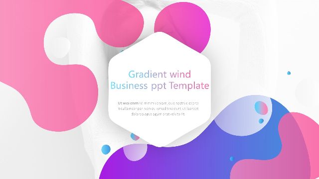 Gradual Style Business PowerPoint Template