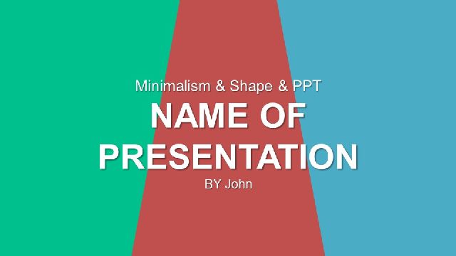 <b>Simple three color PowerPoint templates</b>