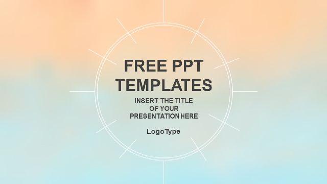 <b>Pastel watercolor style PowerPoint Template</b>