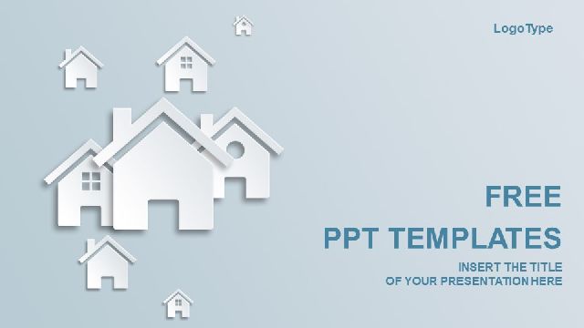 Real estate theme powerpoint templates