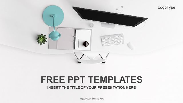 Office Background PowerPoint Template for work plan