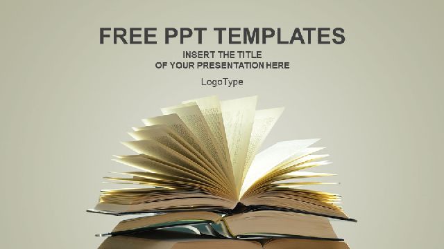 <b>Open Old Books PowerPoint Templates</b>