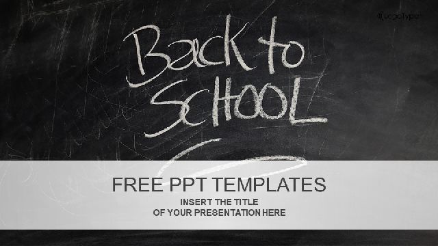 Return to school education theme PowerPoint Templates