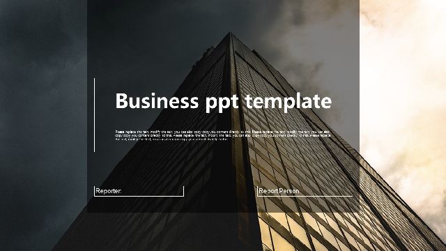 <b>Office building background business PowerPoint Templates</b>