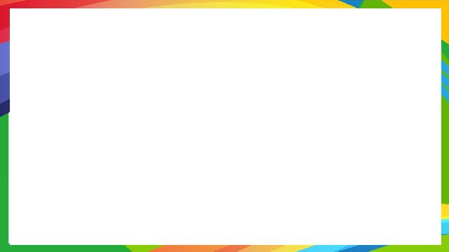 <b>Four rainbow curve PPT border background pictures</b>