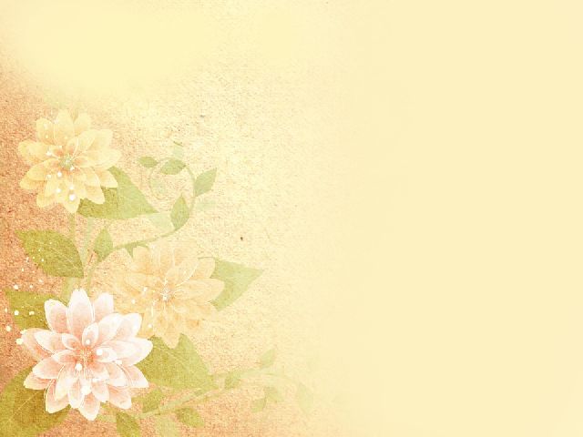 Classical floral slide background