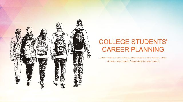 <b>College Students Career Planning PowerPoint Template</b>