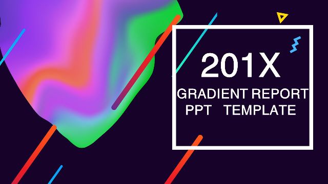 <b>Black gradient work report PowerPoint Templates</b>