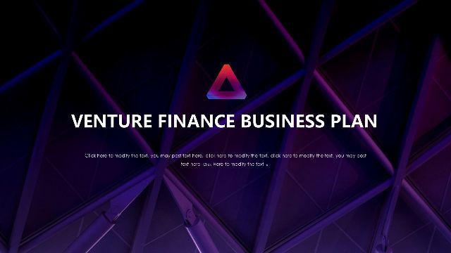 <b>Venture Finance Business Plan PowerPoint Templates</b>