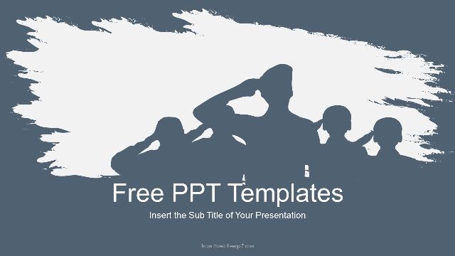 <b>Patriotic military theme PowerPoint Templates</b>