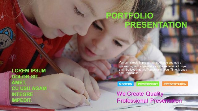 Creative Children Education PowerPoint Templates