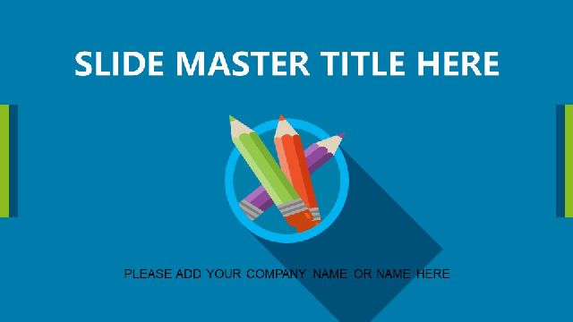 Three Pencils Business PowerPoint Templates