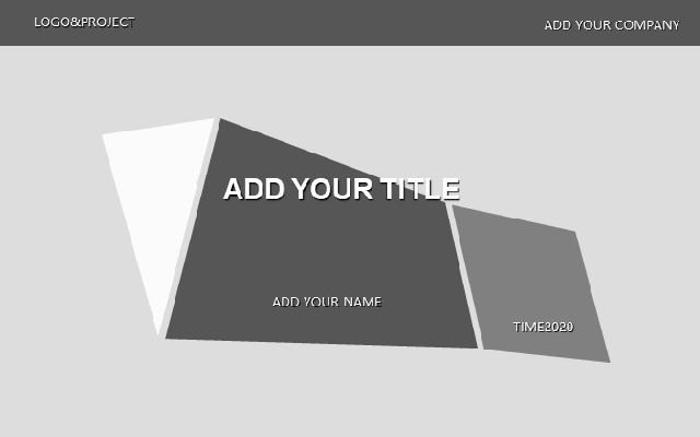 Gray Simple Business PowerPoint Templates