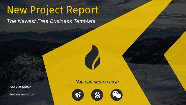 <b>New Project Report PowerPoint Templates</b>