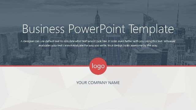 Advanced Business PowerPoint Template