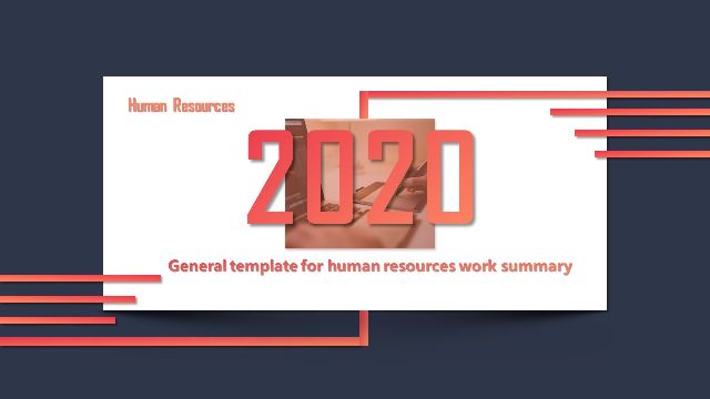 Human Resource Work Summary PowerPoint Templates