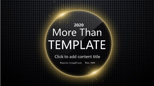 <b>Black Gold Magazine style PowerPoint Templates</b>