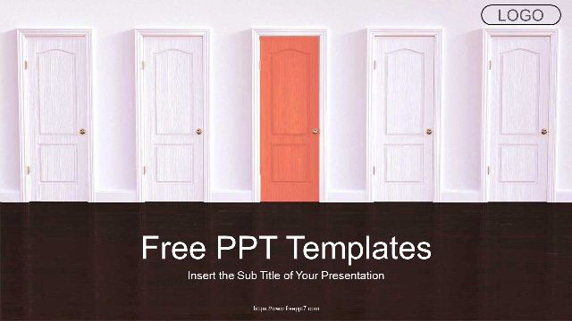 <b>Orange Real Estate Industry PowerPoint Templates</b>