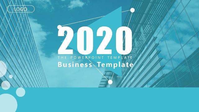 Classic Blue Business PowerPoint Templates