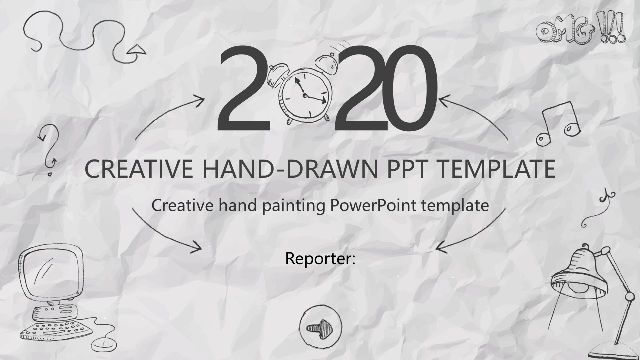 <b>Creative hand painting PowerPoint templates</b>
