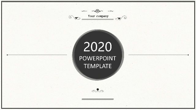 Classic Retro Pattern PowerPoint Templates