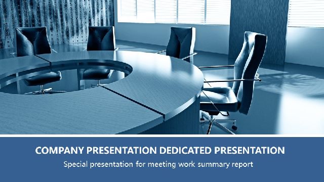 <b>Blue Business Report PowerPoint Templates</b>