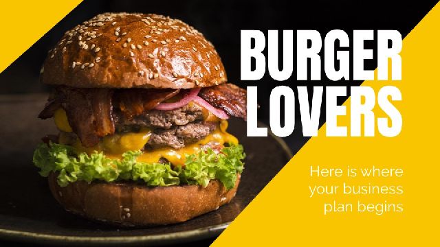 <b>Burger Marketing Plan PowerPoint Templates</b>
