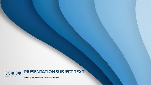 Blue Gradient Business PowerPoint Templates