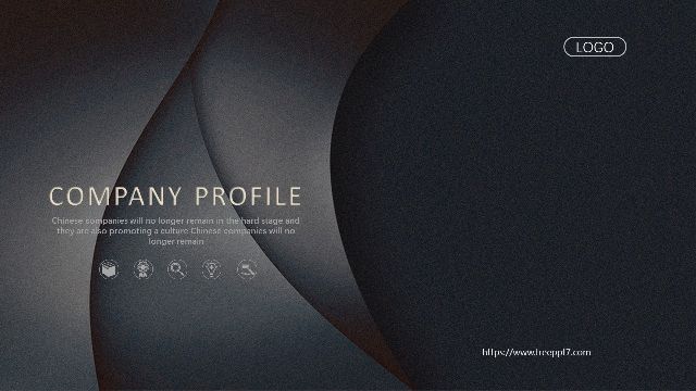 Elegant Company Profile PowerPoint Templates