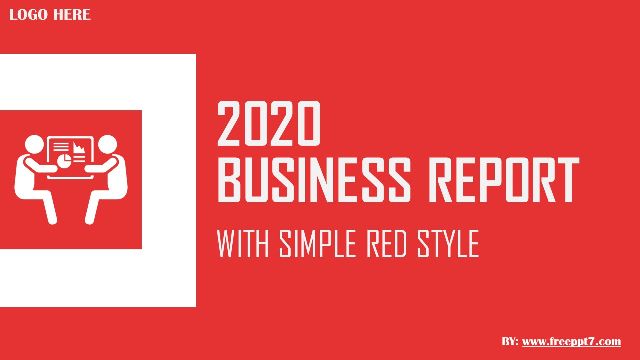 <b>Red Business Report PowerPoint Templates</b>