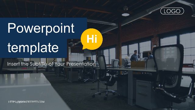 Office Scene PowerPoint Templates