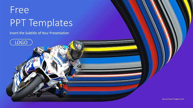 Motorcycle Racing PowerPoint Templates