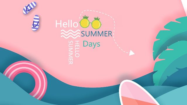 <b>Colorful summer PowerPoint templates</b>