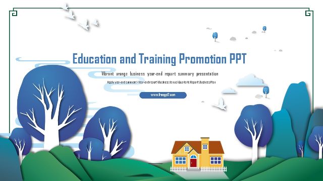 Education training PowerPoint templat