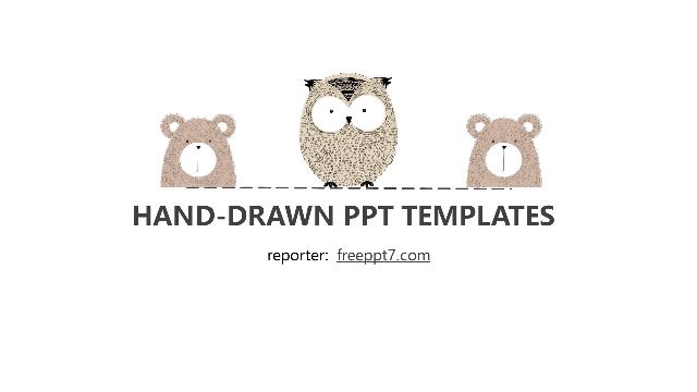 Cartoon owl PowerPoint templates