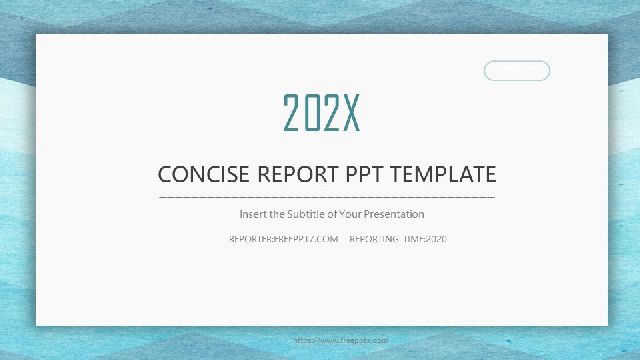 <b>Blue brief report PowerPoint templates</b>