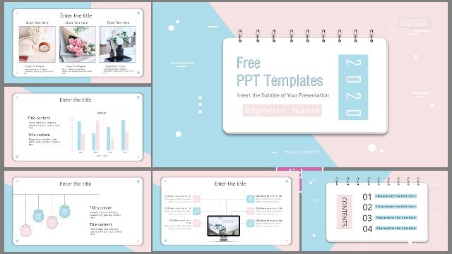 Turn Page Card PowerPoint Tem