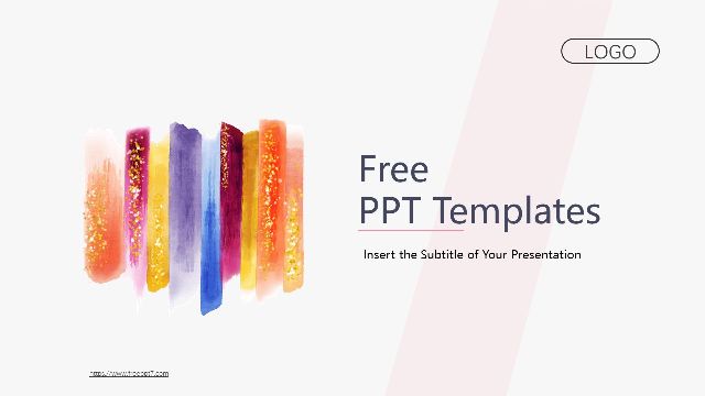 Color ink PowerPoint templates