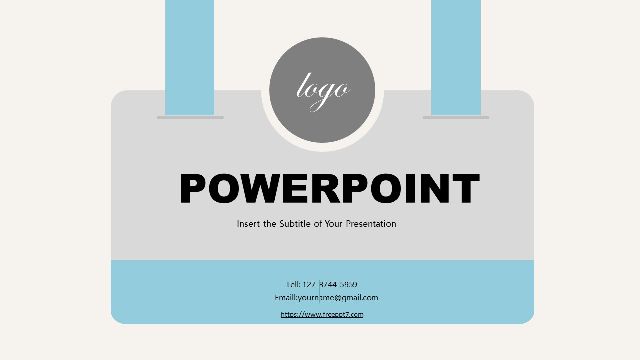 Flat multifunction PowerPoint templates
