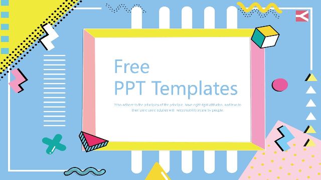 <b>Color Memphis PowerPoint templates</b>