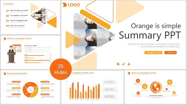 <b>Yellow Orange Triangle PowerPoint Templates</b>